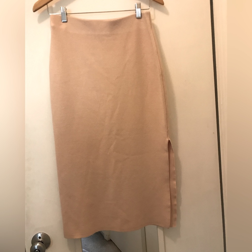 House of Harlow 1960 Tan Midi Skirt